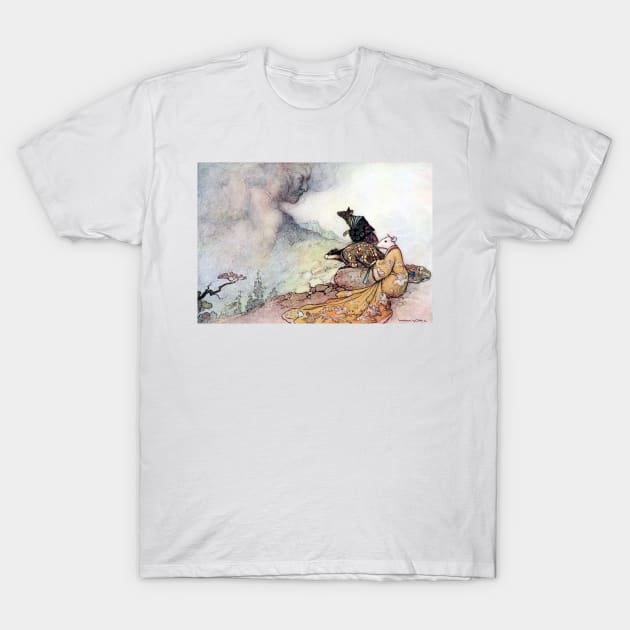 The Espousal of the Rat's Daughter - Warwick Goble T-Shirt by forgottenbeauty